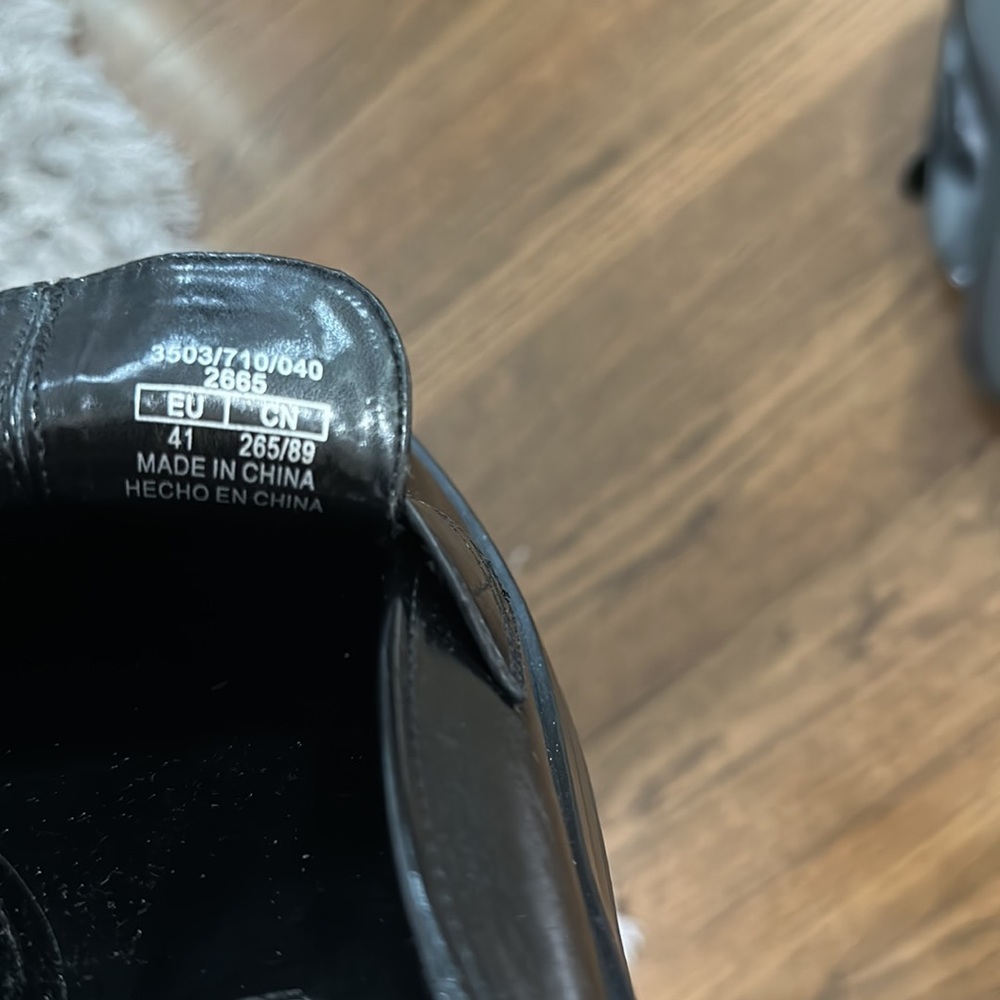 NWT Zara Women’s Loafer Slide On Shiny Black Mules Size 10/41 - Picture 11 of 11